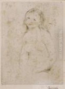 Baigneuse Assise by Pierre Auguste Renoir