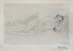 Femme Nue Couchee by Pierre Auguste Renoir