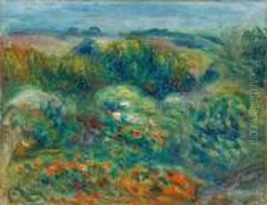 Site Montagneux, Arbustes Et Fleurs