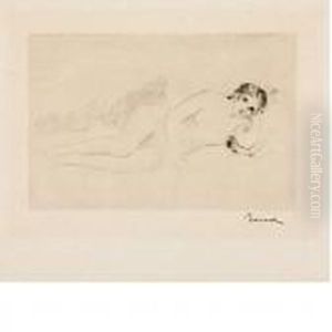 Femme Nue Couchee by Pierre Auguste Renoir