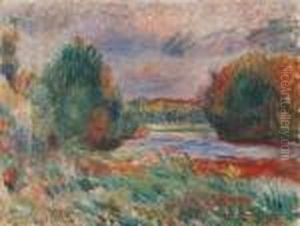 L'etang by Pierre Auguste Renoir