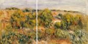 Paysage A Cagnes by Pierre Auguste Renoir