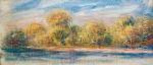 Paysage Aux Arbres by Pierre Auguste Renoir