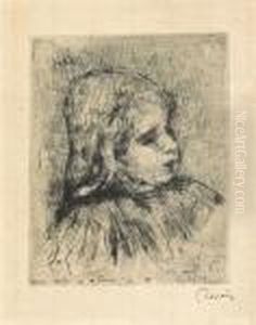 Claude Renoir by Pierre Auguste Renoir