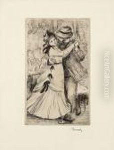 La Danse A La Campagne (seconde Planche) by Pierre Auguste Renoir
