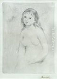 Etude Pour Une Baigneuse by Pierre Auguste Renoir
