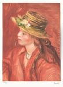 Jeune Femme by Pierre Auguste Renoir