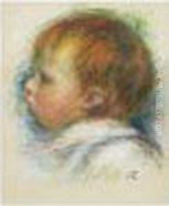 Tete D'enfant by Pierre Auguste Renoir