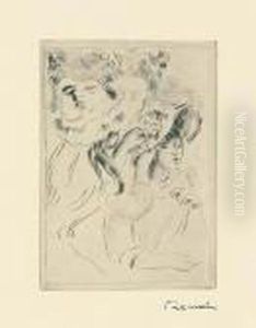 Le Chapeau Epingle (2eme Planche). by Pierre Auguste Renoir
