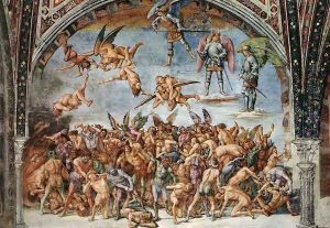 The Damned 1499-1502 by Francesco Signorelli