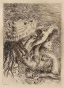 Le Chapeau Epingle by Pierre Auguste Renoir