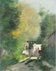 Paysage Avec Personnages by Pierre Auguste Renoir