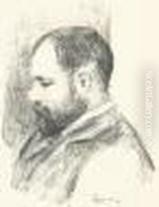 Ambroise Vollard. by Pierre Auguste Renoir