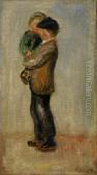 Homme Portant Un Garcon - view 1