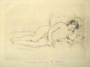 Reclining Nude by Pierre Auguste Renoir