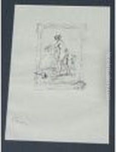 Deux Jeunes Femmes Au Chapeau by Pierre Auguste Renoir