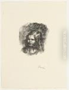 La Tete Baisee by Pierre Auguste Renoir