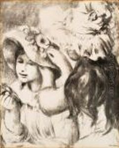 Le Chapeau Epingle by Pierre Auguste Renoir