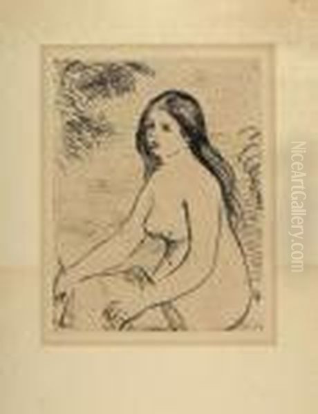Femme Nu Assise - view 1