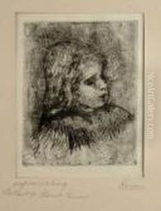Claude Renoir, De Trois-quarts A Droite Claude Renoir, De Trois-quarts A Droite