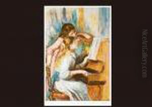 Piano Lesson by Pierre Auguste Renoir