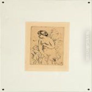 Baigneuse Debout A Mi-jambes by Pierre Auguste Renoir