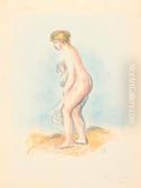 Baigneuse, Debout, En Pied. - view 1