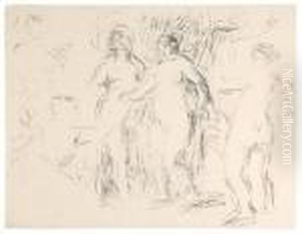 Les Baigneuses. - view 1