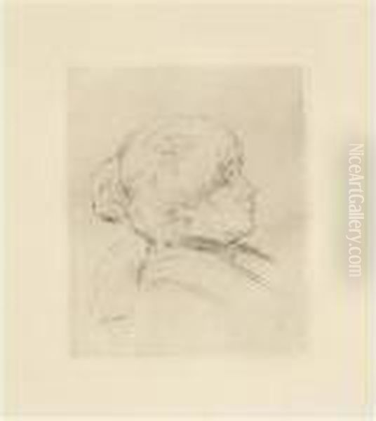 Berthe Morisot; Sur La Plage, A
Berneval; Chapeau Epingle, 3e Planche (delteil, Stella 4; 5; 8) - view 1