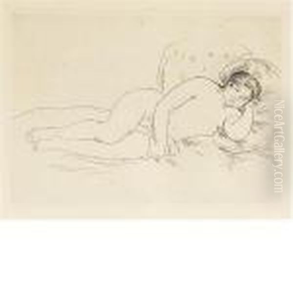 Femme Nue Couchee (tournee A
Droite) 2e Planche; Baigneuse Debout, A Mi-james (d., S. 14, 23) - view 1