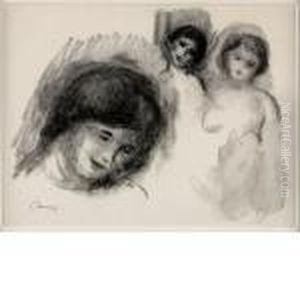 La Pierre Aux Trois Croquis (d., S. 41) by Pierre Auguste Renoir