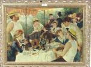 Le Dejeuner Des Canotiers by Pierre Auguste Renoir