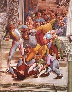 Apocalypse (detail-2) 1499-1502 by Francesco Signorelli