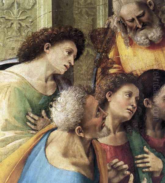 Communion of the Apostles (detail) 1512 - view 1