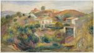 Paysage Avec Maisons