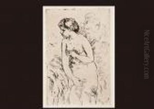 Bathing Woman by Pierre Auguste Renoir