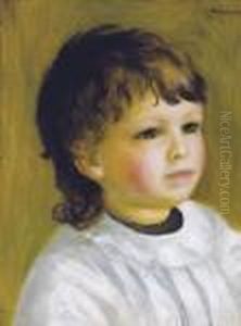 Portrait De Pierre Renoir by Pierre Auguste Renoir