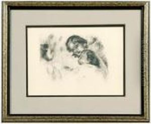 Mere Et Enfants by Pierre Auguste Renoir