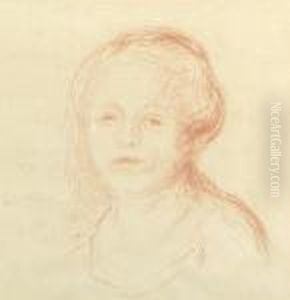 Portrait De Madame Renoir by Pierre Auguste Renoir