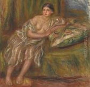 Femme Au Divan by Pierre Auguste Renoir