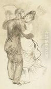 Etude Pour La Danse A La Campagne by Pierre Auguste Renoir