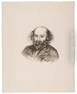 Paul Cezanne by Pierre Auguste Renoir