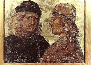 Self-Portrait with Vitelozzo Vitelli 1500-03