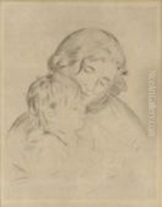 Mere Et Enfant by Pierre Auguste Renoir