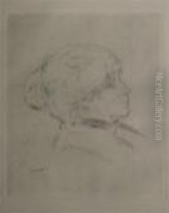 Berthe Morisot by Pierre Auguste Renoir