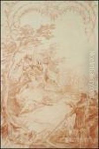 Entfuhrungsszene Nach Einerrotelzeichnung by Pierre Auguste Renoir