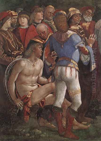 Moses's Testament and Death (detail-2) 1481-82 - view 1