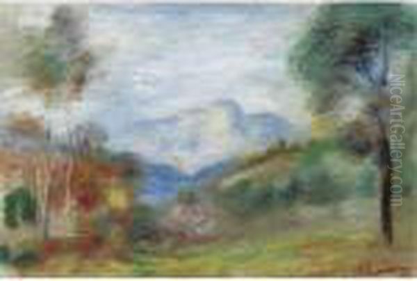 Le Bou A Saint Jeannet Vu Des Environs De Cagnes - view 1