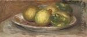 Nature Morte Aux Citrons by Pierre Auguste Renoir
