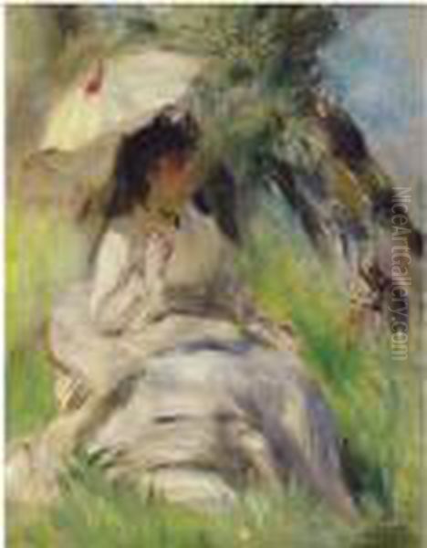 Jeune Femme A L'ombrelle - view 1